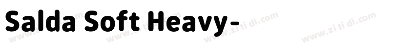 Salda Soft Heavy字体转换